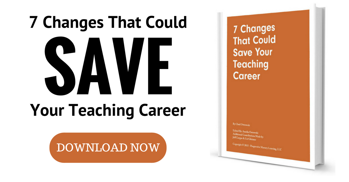 7 Changes That Could Save Your Teaching Career - Free Ebook Download