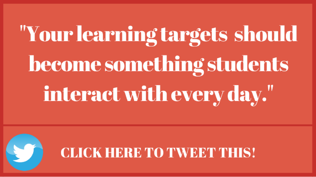 Learning Targets in Your Classroom