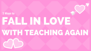 Love teaching again