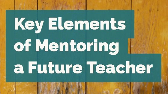 Key Elements of Mentoring a Future Teacher