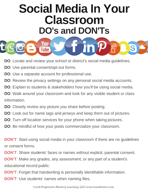 Social Media Do’s And Don’ts Download Teach Better