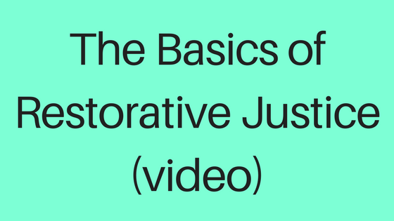 The Basics of Restorative Justice (video)-2