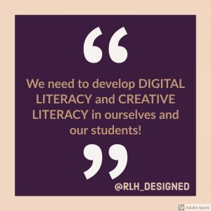 Quote on digital literacy and creative literacy