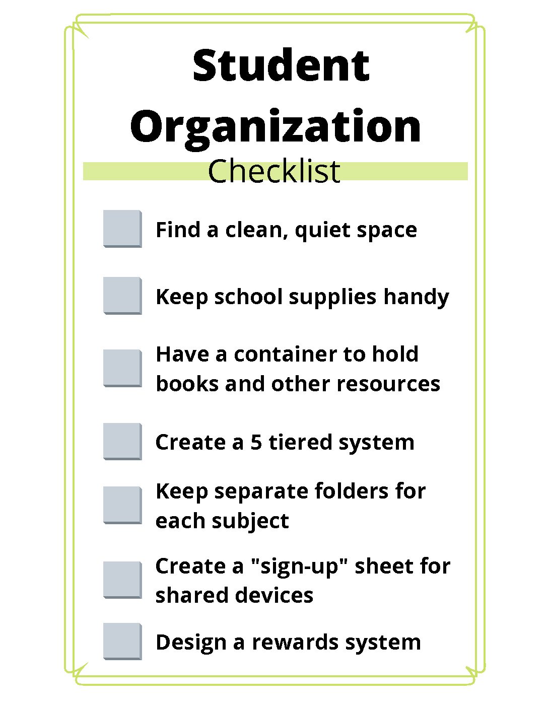 Keeping students organized - Teach Better