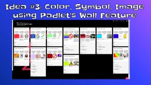Color, Symbol, Image Thinking Routine on Padlet